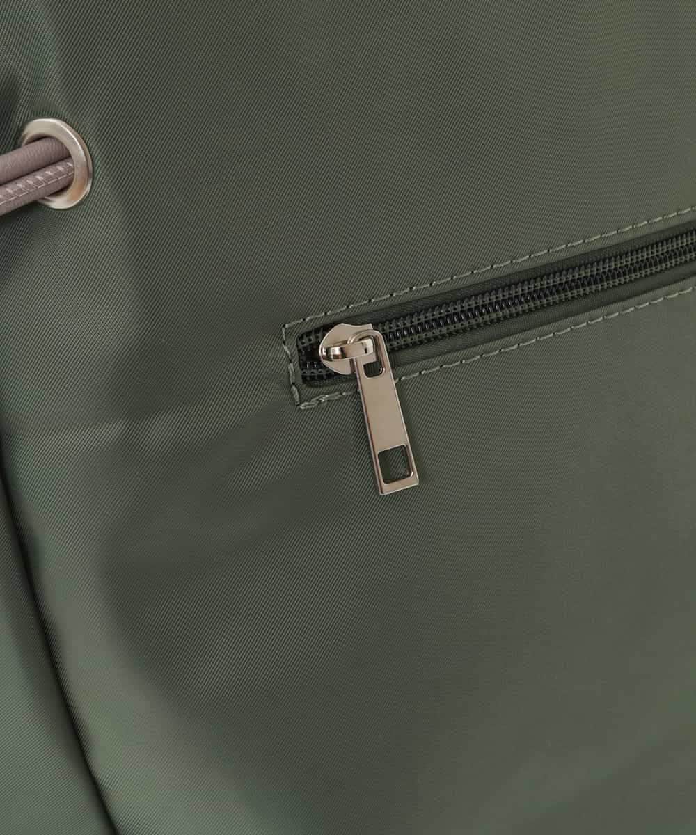 BJCJV90150 MK MICHEL KLEIN BAG(MK ミッシェルクラン バッグ) [A4サイズ対応]ドロストアレンジスクエアトートバッグ カーキ