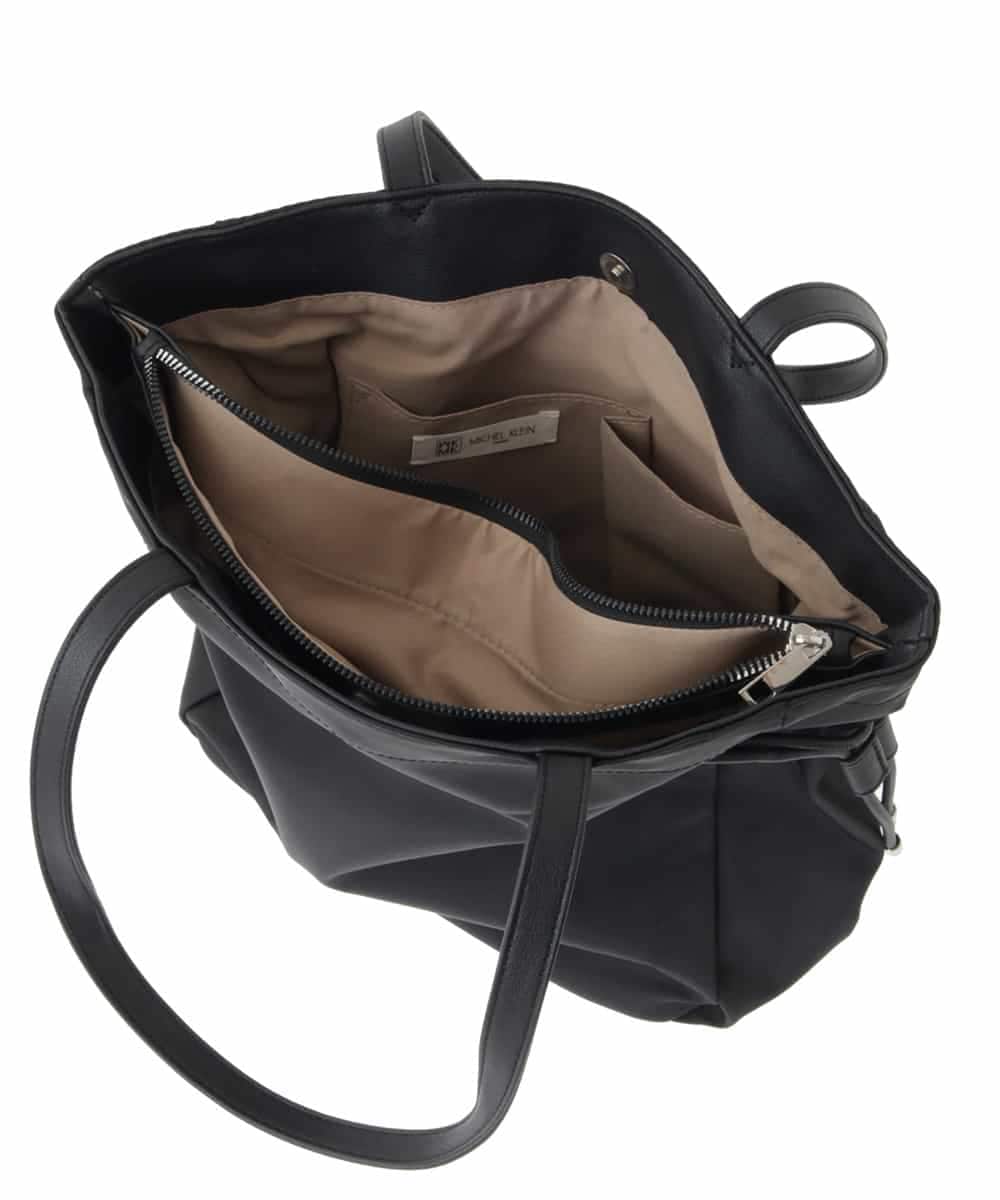 BJCJV90150 MK MICHEL KLEIN BAG(MK ミッシェルクラン バッグ) [A4サイズ対応]ドロストアレンジスクエアトートバッグ カーキ