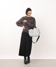 BJCJV91150 MK MICHEL KLEIN BAG(MK ミッシェルクラン バッグ) [2WAY/500mlペットボトルより軽い]タックギャザーコンパクトトートバッグ ピンク