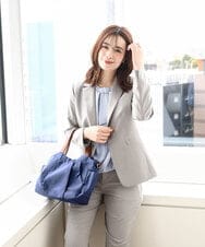 BJCJV91150 MK MICHEL KLEIN BAG(MK ミッシェルクラン バッグ) [2WAY/500mlペットボトルより軽い]タックギャザーコンパクトトートバッグ ピンク
