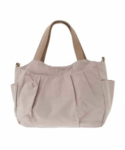 BJCJV91150 MK MICHEL KLEIN BAG [2WAY/500mlペットボトルより軽い]タックギャザーコンパクトトートバッグ
