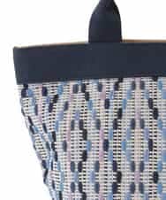 BJCJV92110 MK MICHEL KLEIN BAG(MK ミッシェルクラン バッグ) [バスタオルよりも軽い]コットン刺繍デザイントートバッグ ピンク