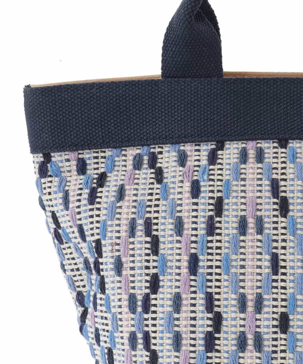 BJCJV92110 MK MICHEL KLEIN BAG(MK ミッシェルクラン バッグ) [バスタオルよりも軽い]コットン刺繍デザイントートバッグ ピンク