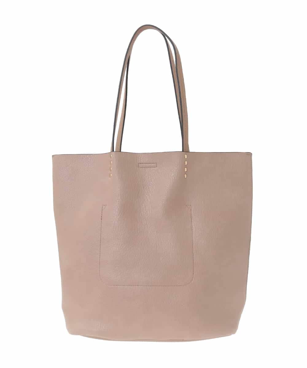 BJCLS91150 MK MICHEL KLEIN BAG(MK ミッシェルクラン バッグ) [2WAYポーチ付き]スタッズポイントデザインバッグ ベージュ