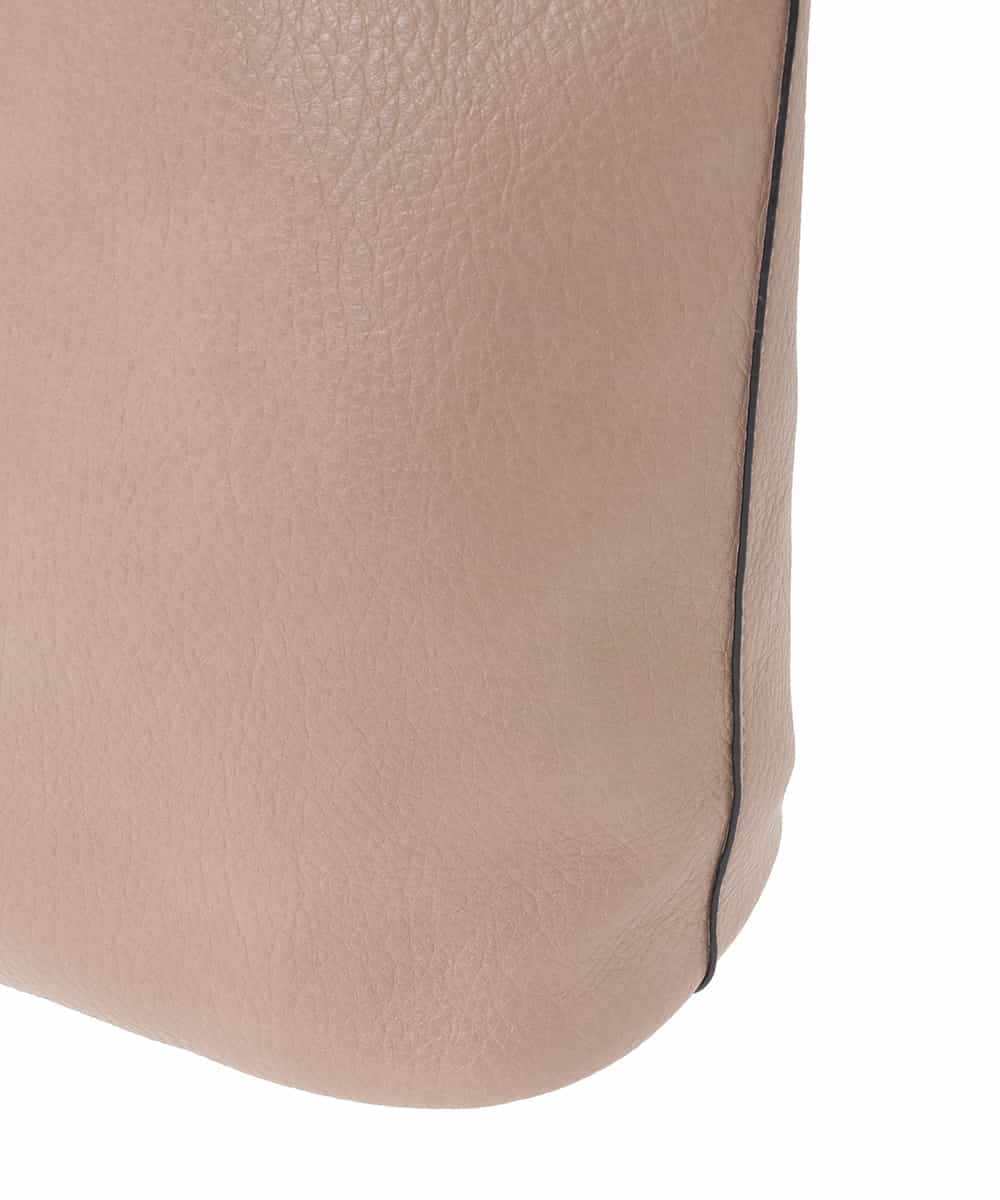 BJCLS91150 MK MICHEL KLEIN BAG(MK ミッシェルクラン バッグ) [2WAYポーチ付き]スタッズポイントデザインバッグ ベージュ