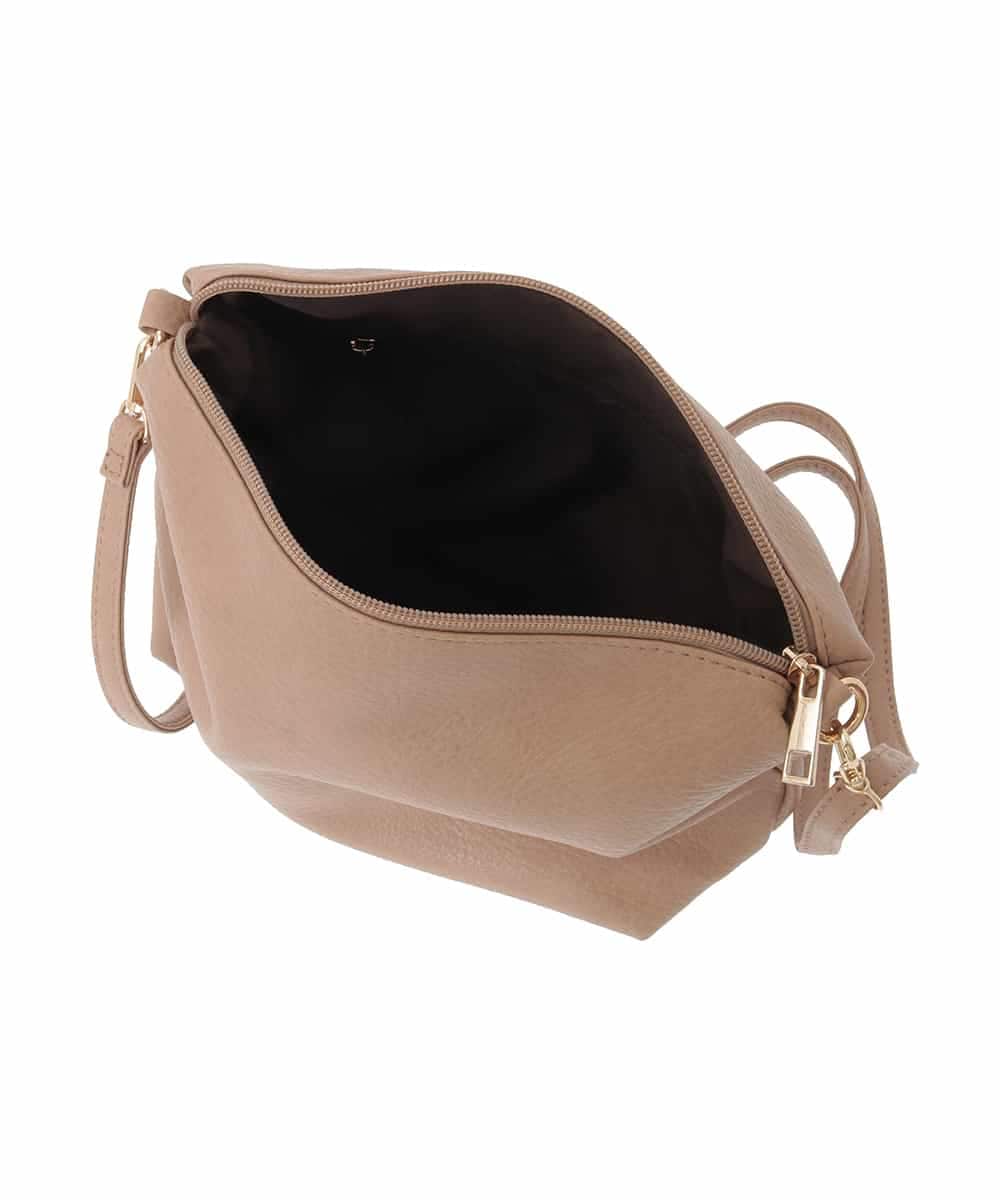 BJCLS91150 MK MICHEL KLEIN BAG(MK ミッシェルクラン バッグ) [2WAYポーチ付き]スタッズポイントデザインバッグ ベージュ