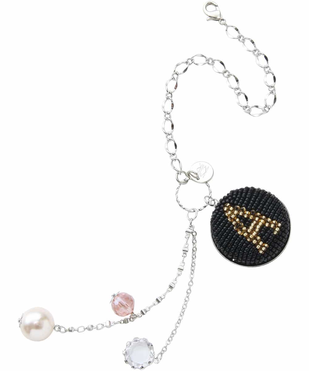 BK2GP03038 MK MICHEL KLEIN BAG(MK ミッシェルクラン バッグ) ビーズイニシャルチャーム A