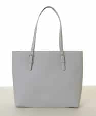 BKBAA12150 MK MICHEL KLEIN BAG(MK ミッシェルクラン バッグ) [A4対応]スリムスクエアトートバッグ グレー
