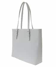 BKBAA12150 MK MICHEL KLEIN BAG(MK ミッシェルクラン バッグ) [A4対応]スリムスクエアトートバッグ グレー