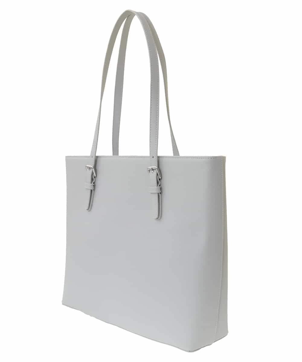 BKBAA12150 MK MICHEL KLEIN BAG(MK ミッシェルクラン バッグ) [A4対応]スリムスクエアトートバッグ グレー