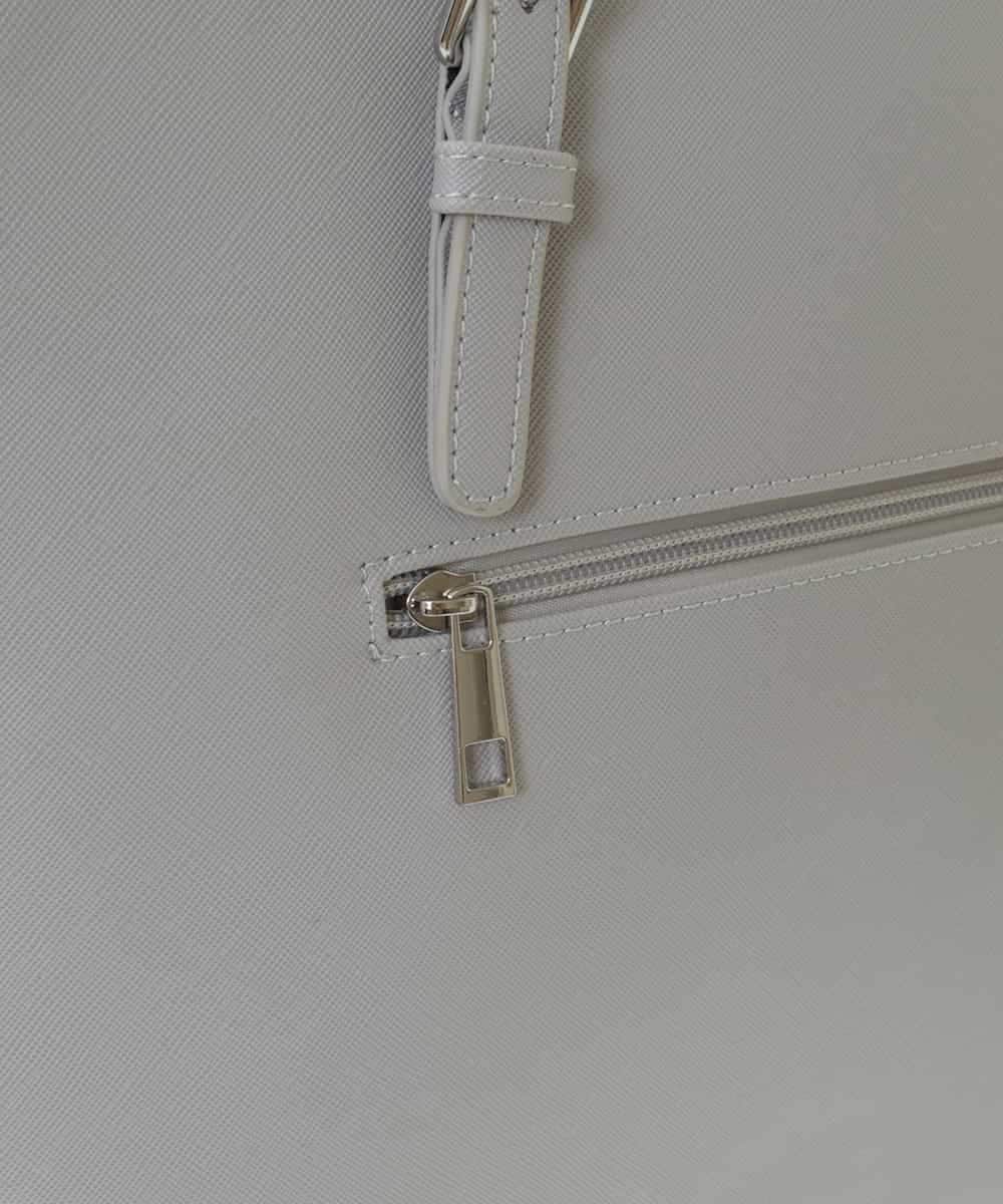 BKBAA12150 MK MICHEL KLEIN BAG(MK ミッシェルクラン バッグ) [A4対応]スリムスクエアトートバッグ グレー