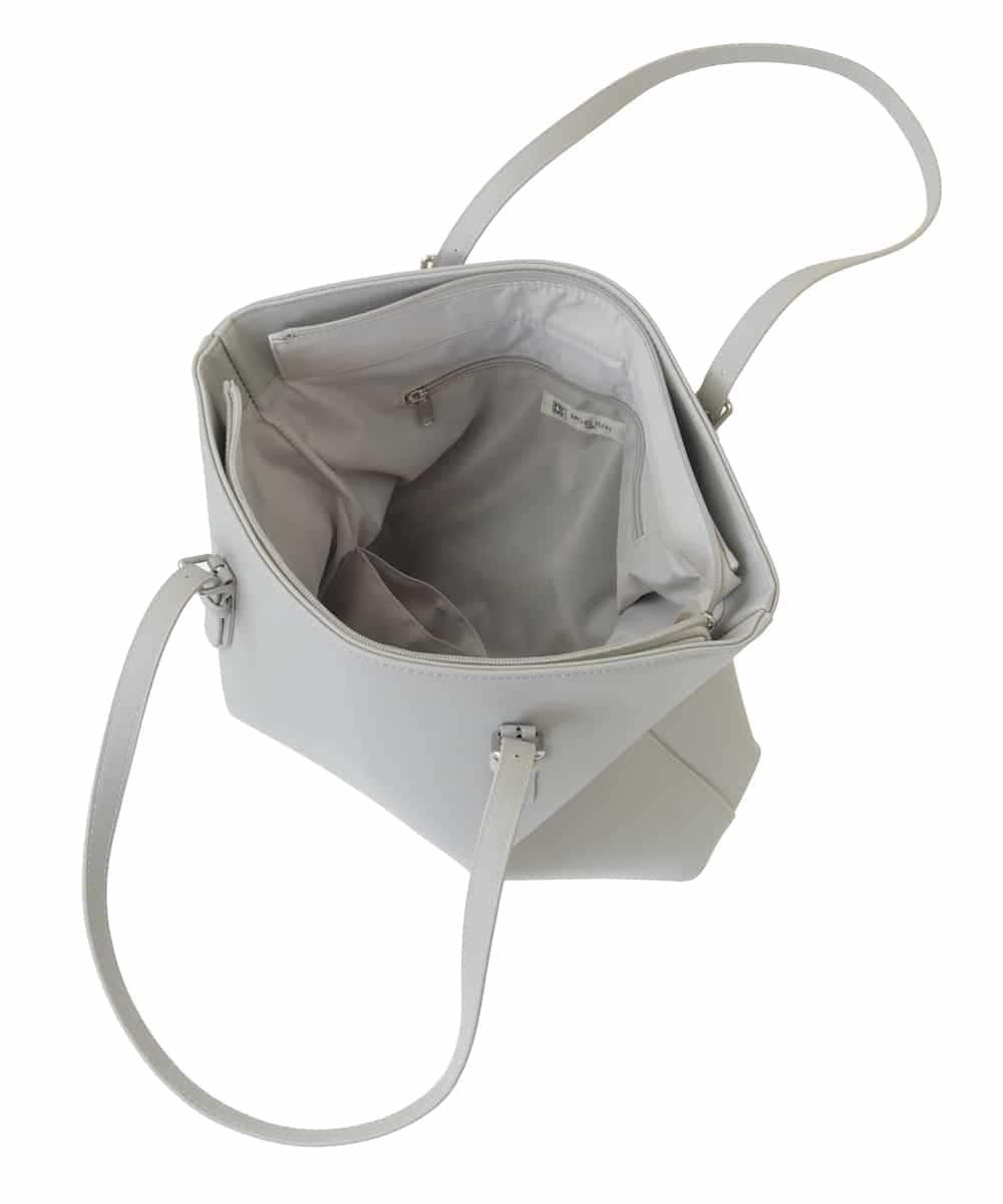 BKBAA12150 MK MICHEL KLEIN BAG(MK ミッシェルクラン バッグ) [A4対応]スリムスクエアトートバッグ グレー