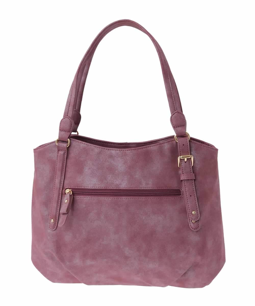 BKBAA26160 MK MICHEL KLEIN BAG(MK ミッシェルクラン バッグ) [2WAY]タックラウンドトートバッグ レッド