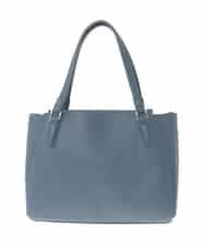 BKBAD02180 MK MICHEL KLEIN BAG(MK ミッシェルクラン バッグ) [2WAY]合成皮革ポイントデザイントートバッグ ネイビー