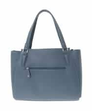 BKBAD02180 MK MICHEL KLEIN BAG(MK ミッシェルクラン バッグ) [2WAY]合成皮革ポイントデザイントートバッグ ネイビー