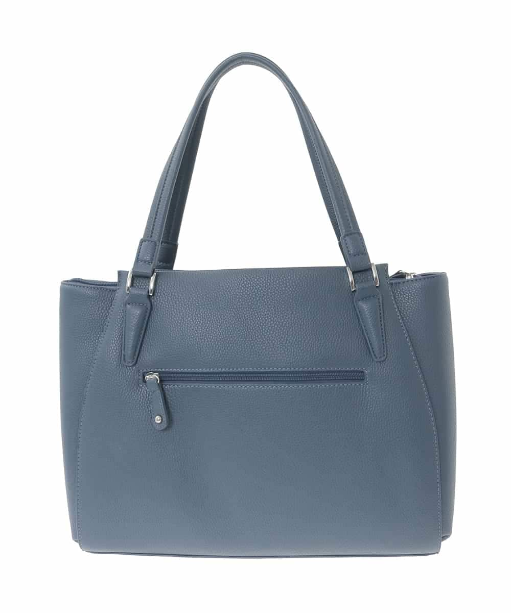 BKBAD02180 MK MICHEL KLEIN BAG(MK ミッシェルクラン バッグ) [2WAY]合成皮革ポイントデザイントートバッグ ネイビー