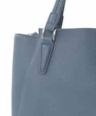 BKBAD02180 MK MICHEL KLEIN BAG(MK ミッシェルクラン バッグ) [2WAY]合成皮革ポイントデザイントートバッグ ネイビー