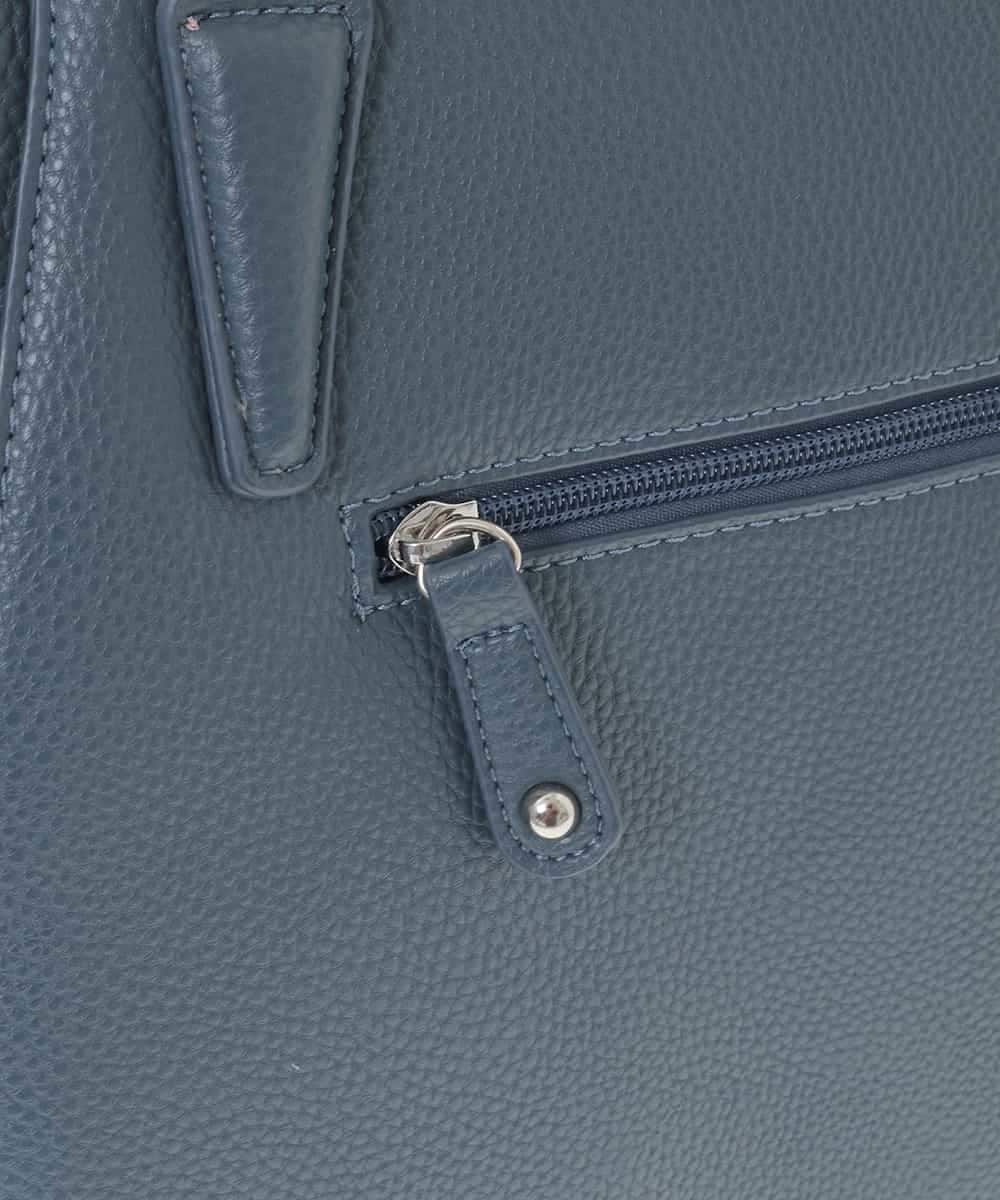 BKBAD02180 MK MICHEL KLEIN BAG(MK ミッシェルクラン バッグ) [2WAY]合成皮革ポイントデザイントートバッグ ネイビー