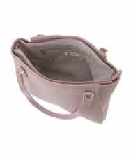BKBAD02180 MK MICHEL KLEIN BAG(MK ミッシェルクラン バッグ) [2WAY]合成皮革ポイントデザイントートバッグ ネイビー