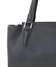 BKBAD02180 MK MICHEL KLEIN BAG(MK ミッシェルクラン バッグ) [2WAY]合成皮革ポイントデザイントートバッグ ネイビー