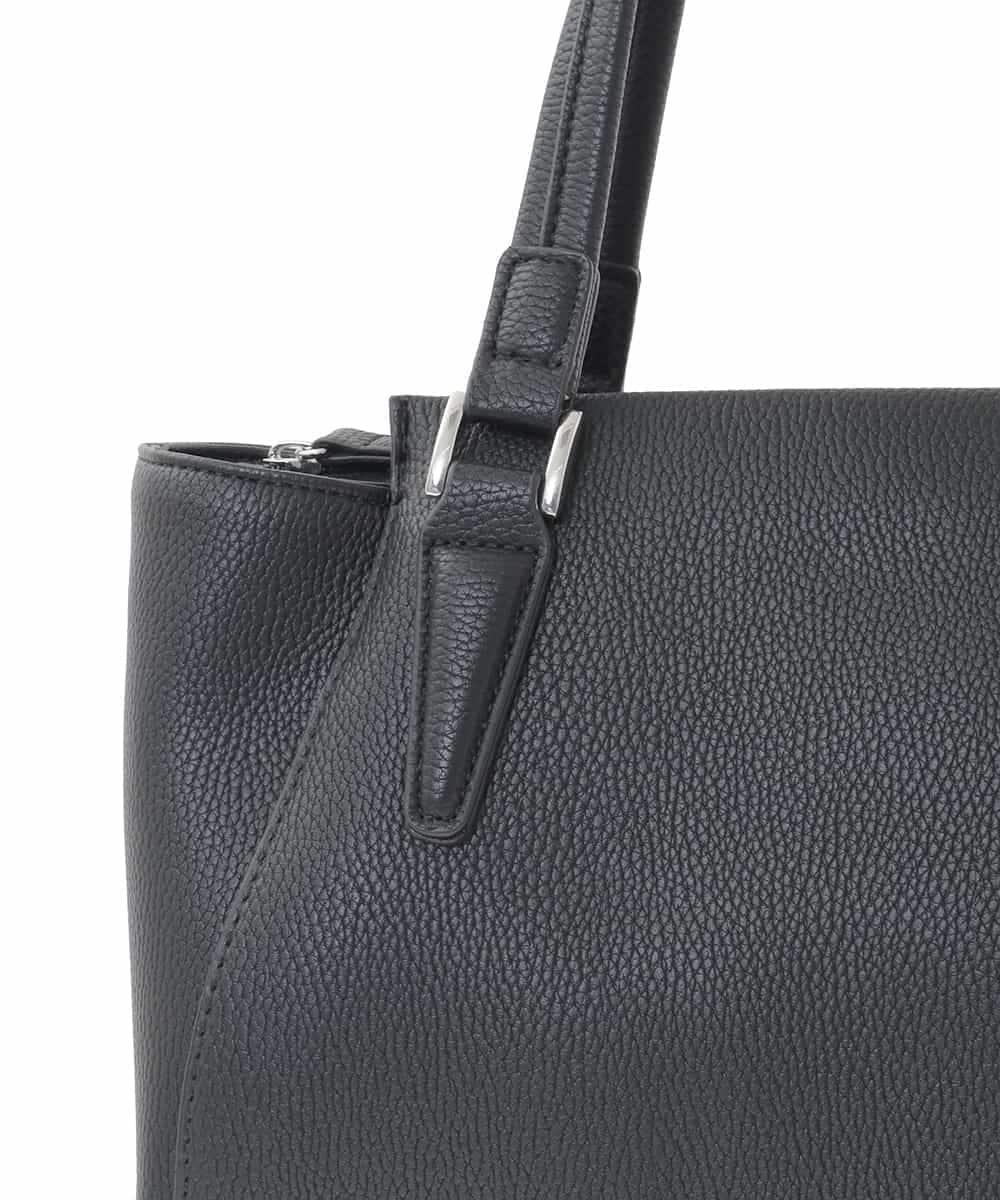 BKBAD02180 MK MICHEL KLEIN BAG(MK ミッシェルクラン バッグ) [2WAY]合成皮革ポイントデザイントートバッグ ネイビー