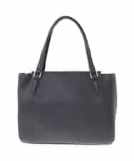 BKBAD02180 MK MICHEL KLEIN BAG(MK ミッシェルクラン バッグ) [2WAY]合成皮革ポイントデザイントートバッグ ブラック
