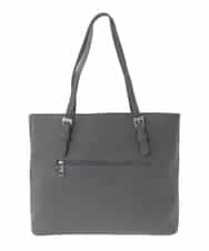 BKBAD12150 MK MICHEL KLEIN BAG(MK ミッシェルクラン バッグ) [2WAY/インナーバッグ付き]ベルトアクセントスクエアトートバッグ グレー