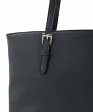 BKBAD12150 MK MICHEL KLEIN BAG(MK ミッシェルクラン バッグ) [2WAY/インナーバッグ付き]ベルトアクセントスクエアトートバッグ グレー