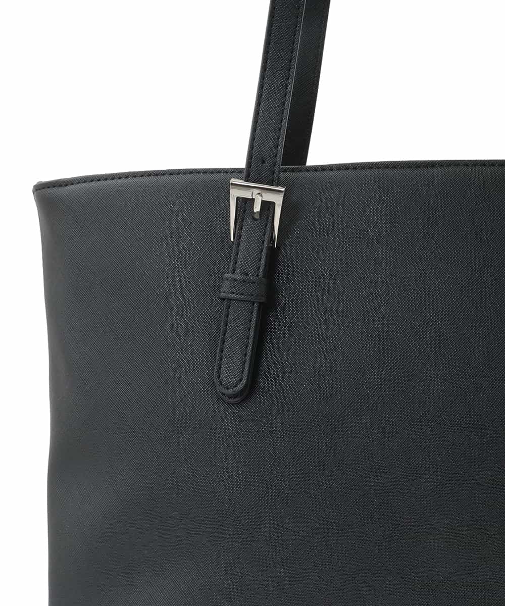 BKBAD12150 MK MICHEL KLEIN BAG(MK ミッシェルクラン バッグ) [2WAY/インナーバッグ付き]ベルトアクセントスクエアトートバッグ グレー