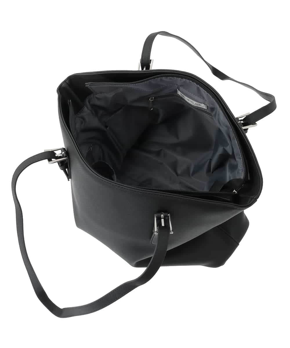 BKBAD12150 MK MICHEL KLEIN BAG(MK ミッシェルクラン バッグ) [2WAY/インナーバッグ付き]ベルトアクセントスクエアトートバッグ グレー