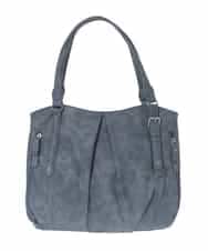 BKBAD26160 MK MICHEL KLEIN BAG(MK ミッシェルクラン バッグ) [2WAY]合成皮革タックデザイントートバッグ ネイビー