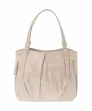 BKBAD26160 MK MICHEL KLEIN BAG(MK ミッシェルクラン バッグ) [2WAY]合成皮革タックデザイントートバッグ ベージュ