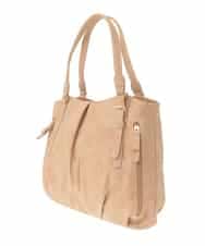 BKBAD26160 MK MICHEL KLEIN BAG(MK ミッシェルクラン バッグ) [2WAY]合成皮革タックデザイントートバッグ ベージュ