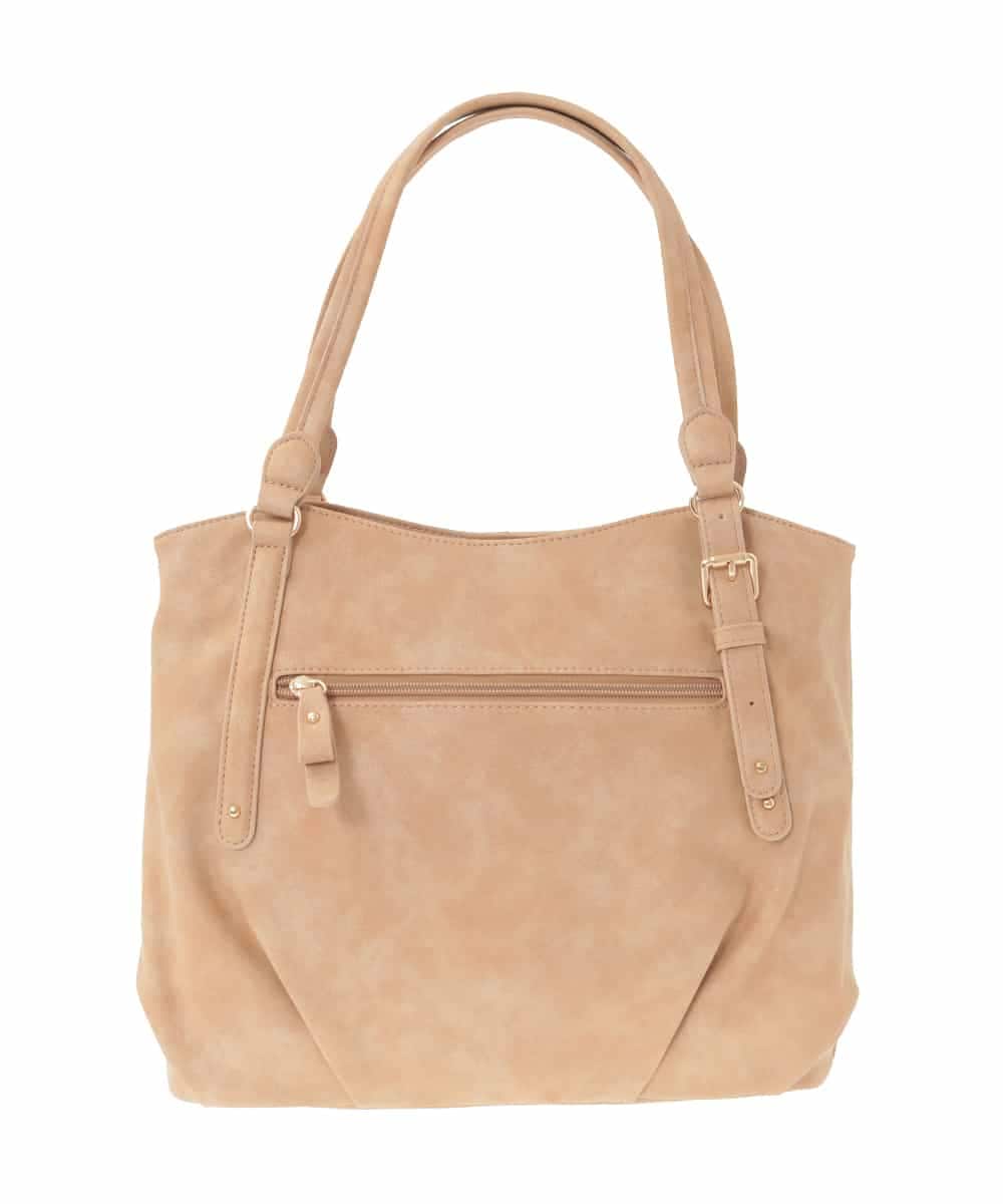 BKBAD26160 MK MICHEL KLEIN BAG(MK ミッシェルクラン バッグ) [2WAY]合成皮革タックデザイントートバッグ ベージュ