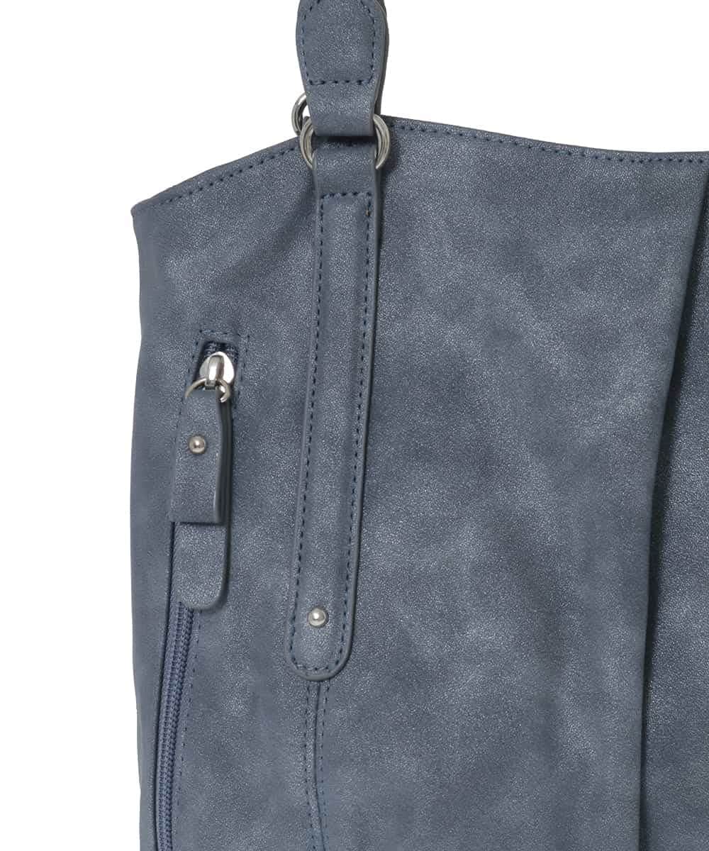 BKBAD26160 MK MICHEL KLEIN BAG(MK ミッシェルクラン バッグ) [2WAY]合成皮革タックデザイントートバッグ ベージュ