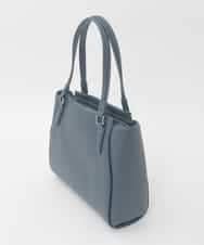 BKBAG02180 MK MICHEL KLEIN BAG(MK ミッシェルクラン バッグ) [2WAY/A4収納可]合成皮革ポイントデザイントートバッグ ネイビー