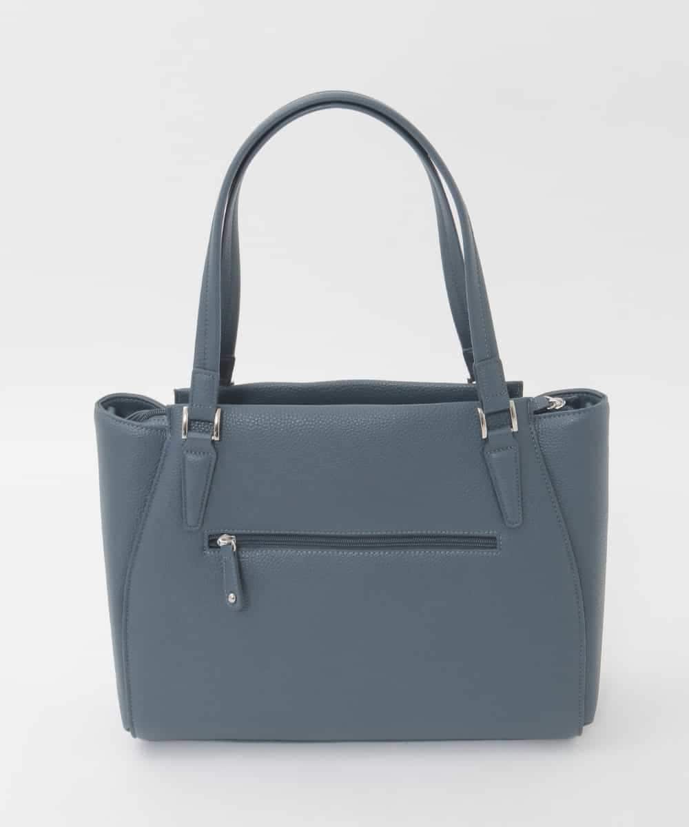 BKBAG02180 MK MICHEL KLEIN BAG(MK ミッシェルクラン バッグ) [2WAY/A4収納可]合成皮革ポイントデザイントートバッグ ネイビー