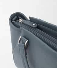 BKBAG02180 MK MICHEL KLEIN BAG(MK ミッシェルクラン バッグ) [2WAY/A4収納可]合成皮革ポイントデザイントートバッグ ネイビー