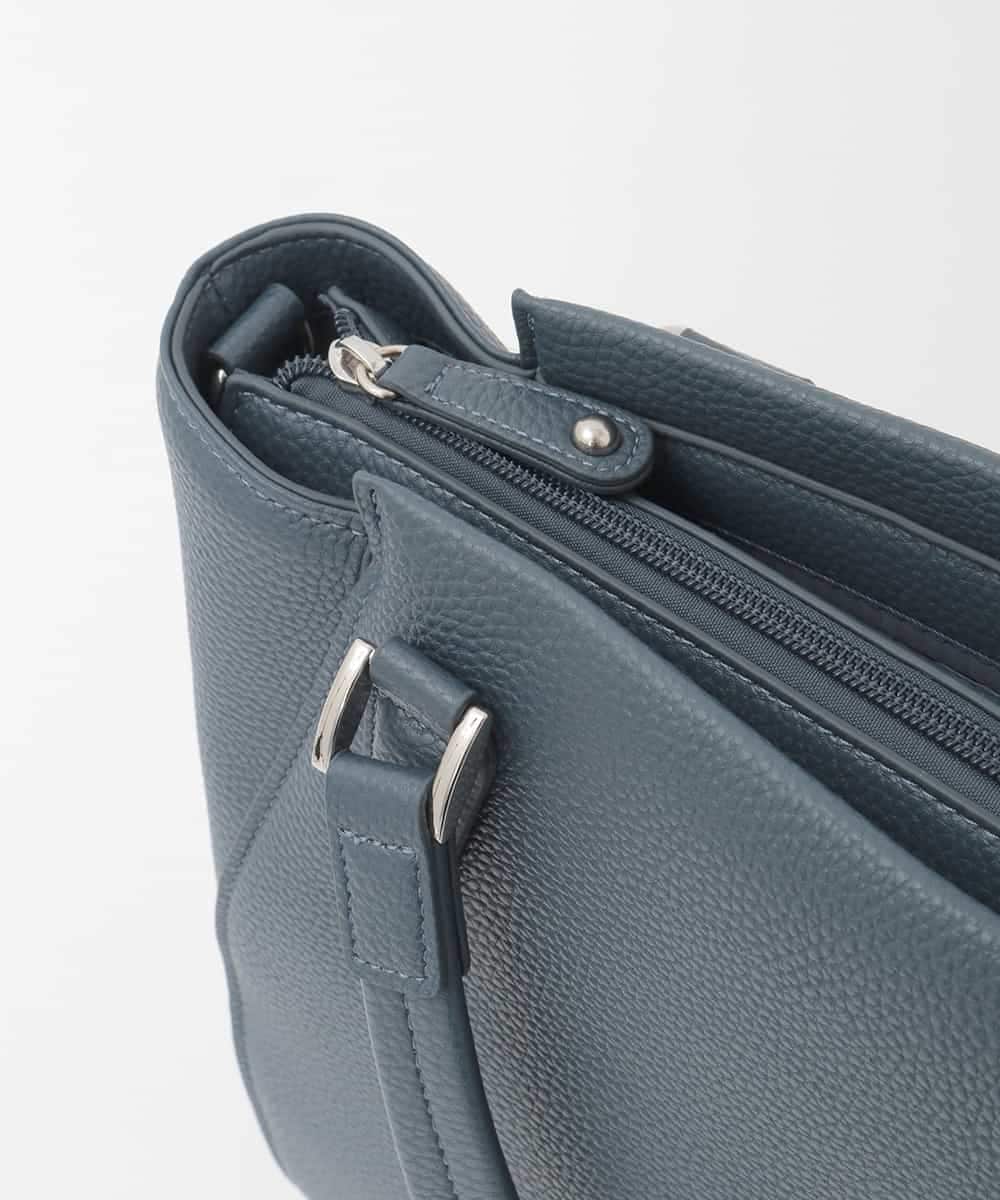 BKBAG02180 MK MICHEL KLEIN BAG(MK ミッシェルクラン バッグ) [2WAY/A4収納可]合成皮革ポイントデザイントートバッグ ネイビー