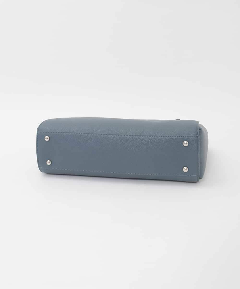 BKBAG02180 MK MICHEL KLEIN BAG(MK ミッシェルクラン バッグ) [2WAY/A4収納可]合成皮革ポイントデザイントートバッグ ネイビー