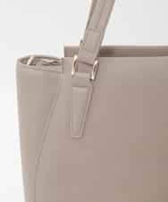 BKBAG02180 MK MICHEL KLEIN BAG(MK ミッシェルクラン バッグ) [2WAY/A4収納可]合成皮革ポイントデザイントートバッグ ネイビー