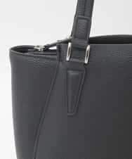 BKBAG02180 MK MICHEL KLEIN BAG(MK ミッシェルクラン バッグ) [2WAY/A4収納可]合成皮革ポイントデザイントートバッグ ネイビー