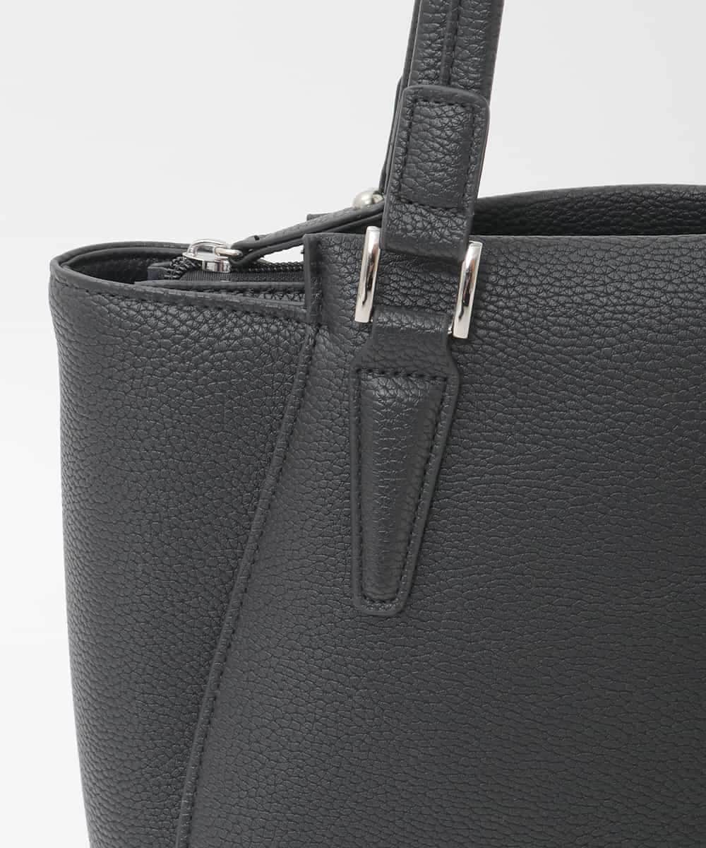 BKBAG02180 MK MICHEL KLEIN BAG(MK ミッシェルクラン バッグ) [2WAY/A4収納可]合成皮革ポイントデザイントートバッグ ネイビー
