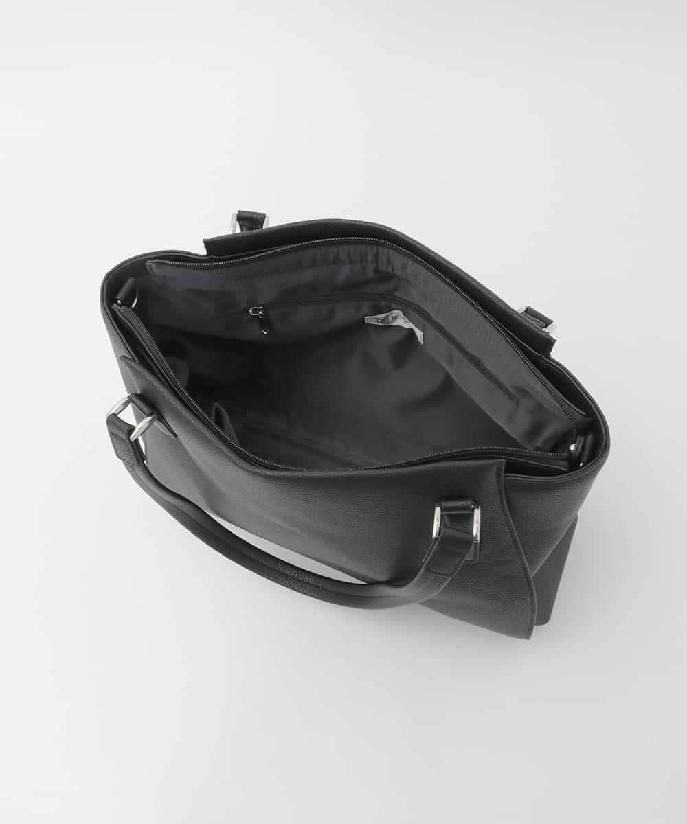 BKBAG02180 MK MICHEL KLEIN BAG(MK ミッシェルクラン バッグ) [2WAY/A4収納可]合成皮革ポイントデザイントートバッグ ネイビー