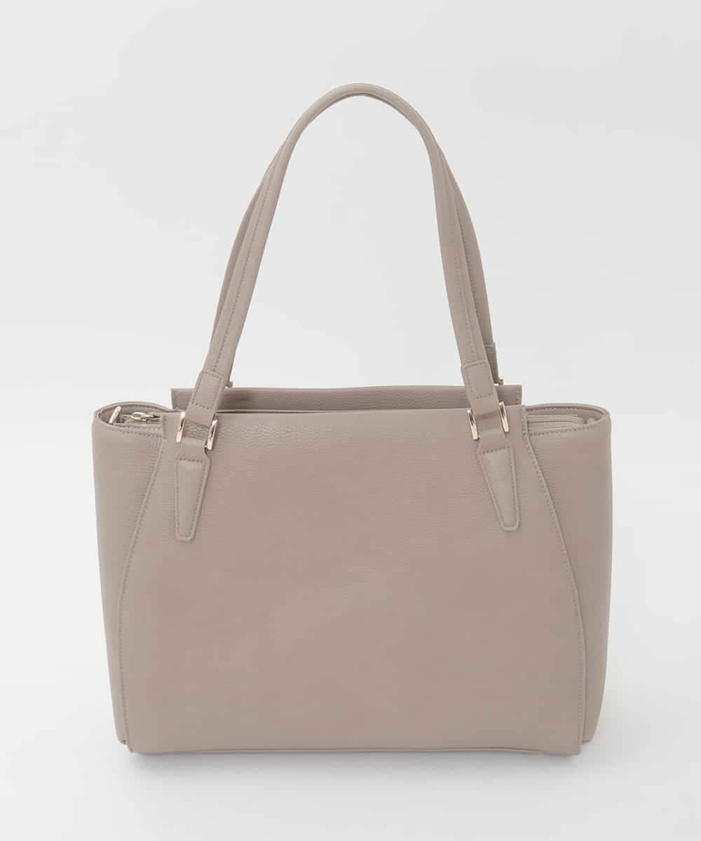 BKBAG02180 MK MICHEL KLEIN BAG(MK ミッシェルクラン バッグ) [2WAY/A4収納可]合成皮革ポイントデザイントートバッグ ベージュ