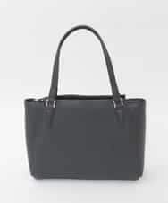 BKBAG02180 MK MICHEL KLEIN BAG(MK ミッシェルクラン バッグ) [2WAY/A4収納可]合成皮革ポイントデザイントートバッグ ブラック
