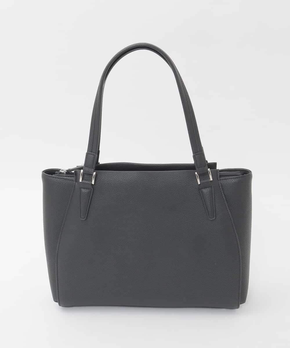 BKBAG02180 MK MICHEL KLEIN BAG(MK ミッシェルクラン バッグ) [2WAY/A4収納可]合成皮革ポイントデザイントートバッグ ブラック