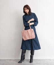 BKBAG26170 MK MICHEL KLEIN BAG(MK ミッシェルクラン バッグ) [2WAY]サイドファスナータックデザイントートバッグ グレー