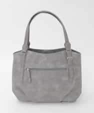 BKBAG26170 MK MICHEL KLEIN BAG(MK ミッシェルクラン バッグ) [2WAY]サイドファスナータックデザイントートバッグ グレー