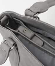 BKBAG26170 MK MICHEL KLEIN BAG(MK ミッシェルクラン バッグ) [2WAY]サイドファスナータックデザイントートバッグ グレー